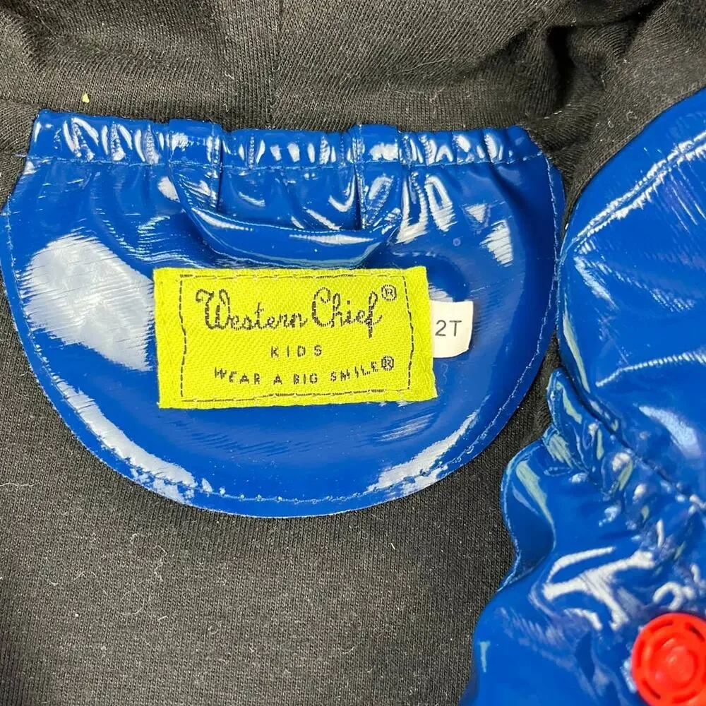 Western Chief Superman Raincoat Jacket Sz 2T